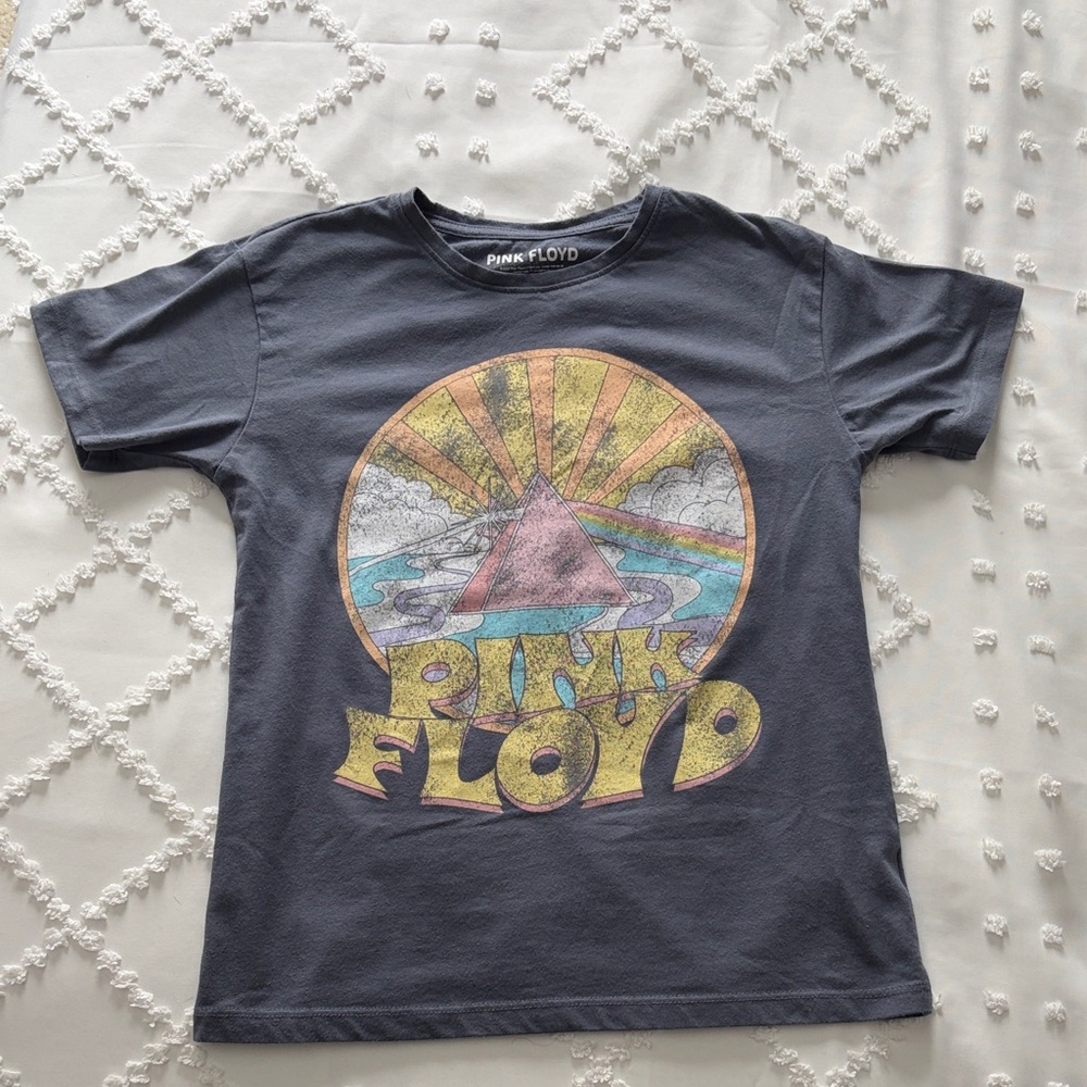 Pink Floyd Kids Tee - Dark Gray with Colorful Graphic